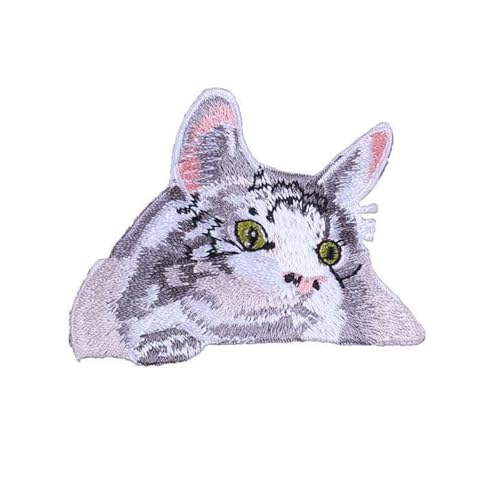 Dekorative Katzen Stoffflächen Halloween Kostüm Patches Stickereien Für Kreative Kleidungsideen von Azxcvbnm