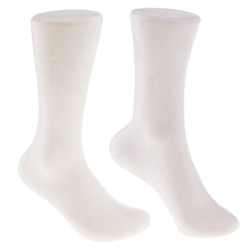 B Baosity 2pcs Dekobein Dekofuß Mannequin Fuß Modell Präsentationsfuß Weiblich Männlich Fuss zur Fußkettchen, Strumpf und Socken Display Anzeigen von B Baosity