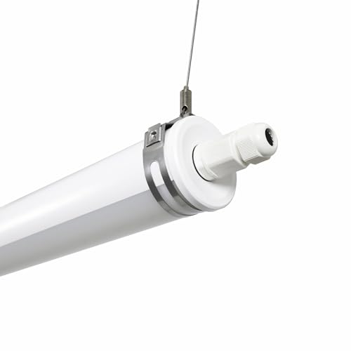 B·LED BARCELONA LED Röhrenleuchte, wasserdicht, für den industriellen Gebrauch, 150 cm, 60 W, 6900 lm, IP67, IK10 von B·LED BARCELONA LED