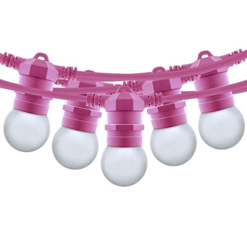 Lichterkette für den Außenbereich, 10 Meter + 10 LED-Leuchtmittel, E27, 1 W, IP44, Warmweiß von B·LED BARCELONA LED