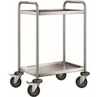 B.PRO Servierwagen SW 6 x 4-2 silber 50,0 x 70,0 x 95,0 cm von B.PRO