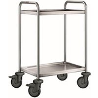 B.PRO Servierwagen SW 6 x 4-2 silber 50,0 x 70,0 x 95,0 cm von B.PRO