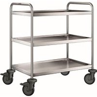 B.PRO Servierwagen SW 8 x 5-3 silber 60,0 x 90,0 x 95,0 cm von B.PRO