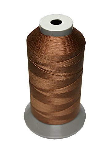 Sattlergarn Zwirn 14x2x3 Polyester 1000m braun Ø 0,3mm (5048) von B2Q