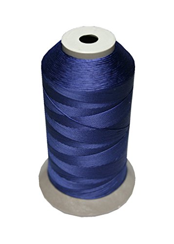 Sattlergarn Zwirn 14x2x3 Polyester (Dunkelblau - 5023, 1000 m) von B2Q