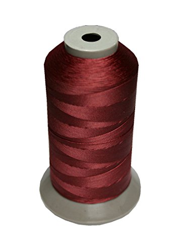 Sattlergarn Zwirn 14x2x3 Polyester 1000m bordeaux Ø 0,3mm (5010) von B2Q