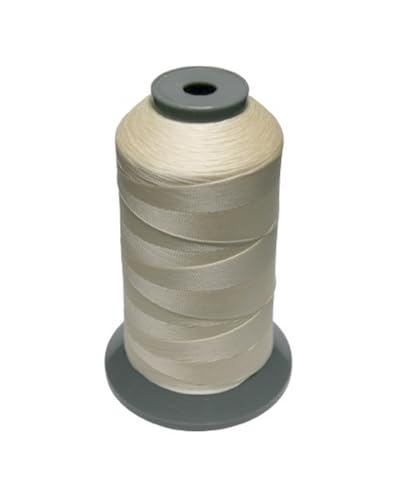 Sattlergarn Zwirn 14x2x3 Polyester 1000m creme Ø 0,3mm (5002) von B2Q