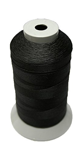 B2Q Sattlergarn Zwirn Ledergarn Extra Stark Nähgarn Polyester 1000m schwarz von B2Q