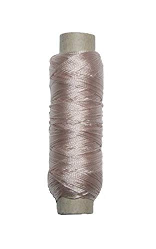 Sattlergarn Zwirn 14x2x3 Polyester 50 m beige Ø 0,3mm (5042) von B2Q