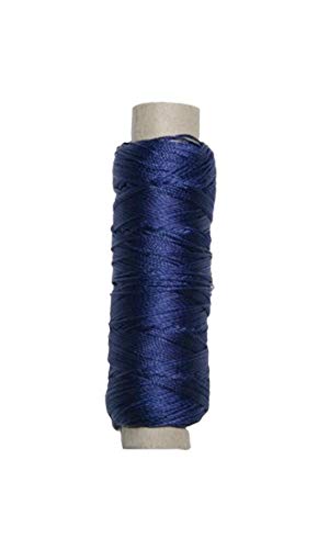 Sattlergarn Zwirn 14x2x3 Polyester 50 m dunkelblau Ø 0,3mm (5023) von B2Q