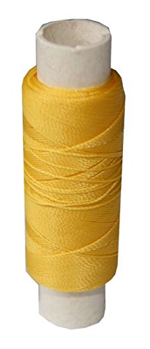 Sattlergarn Zwirn 14x2x3 Polyester 50 m gelb Ø 0,3mm (0097) von B2Q