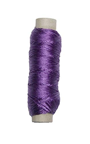 Sattlergarn Zwirn 14x2x3 Polyester 50 m lila Ø 0,3mm (5019) von B2Q