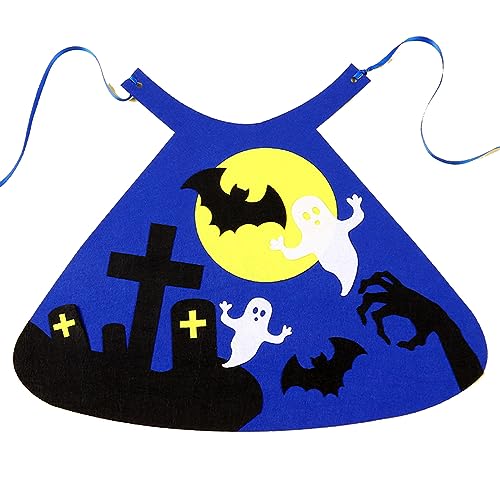 BABYVIVA Cape Craft Kits Kinder Halloween Cosplay Kostüm Handgefertigter Umhang Interaktive Halloween Party Supply von BABYVIVA