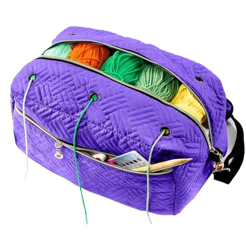 BABYVIVA Stricken Tasche Reise Häkeln Tasche Garn Lagerung Garn Lagerung Tasche Für Häkeln Garn Haken Und Zubehör von BABYVIVA