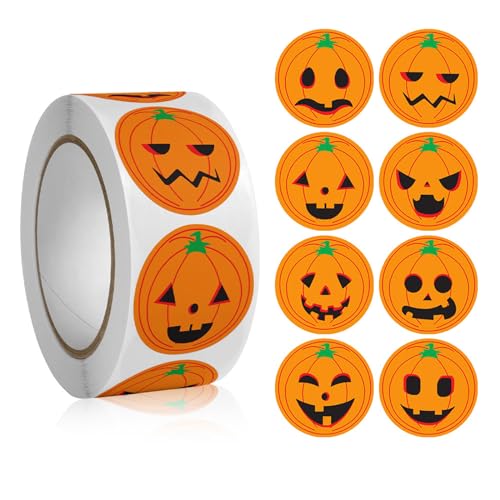 BABYVIVA Stück Halloween Aufkleber Halloween Etiketten Geschenk Versiegelungsaufkleber Selbstklebende Geschenkpapier Aufkleber Halloween Zubehör von BABYVIVA