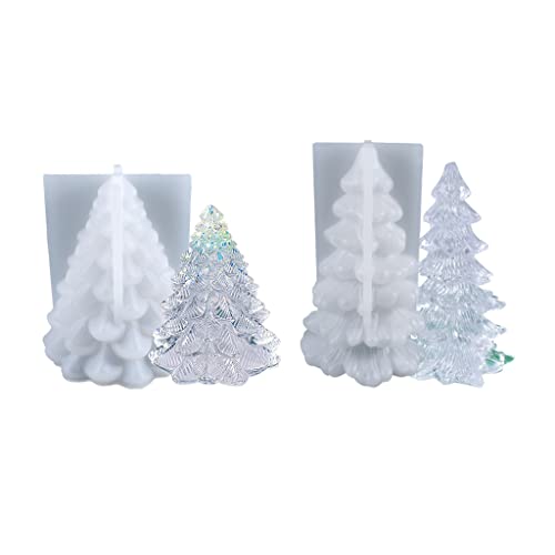 Weihnachtsbaum Kerze Silikonform Harz Epoxidharz Handwerk Polymer Ton Handwerk Ornament Schmuck Kerzen Machen Werkzeug von BABYVIVA