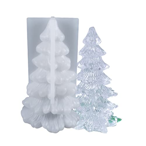 Weihnachtsbaum Kerze Silikonform Harz Epoxidharz Handwerk Polymer Ton Handwerk Ornament Schmuck Kerzen Machen Werkzeug von BABYVIVA