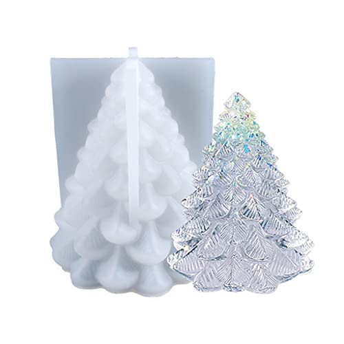 Weihnachtsbaum Kerze Silikonform Harz Epoxidharz Handwerk Polymer Ton Handwerk Ornament Schmuck Kerzen Machen Werkzeug von BABYVIVA