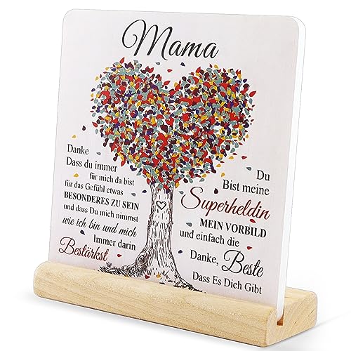 Muttertagsgeschenk, Acrylschild, Geschenk zum Muttertag, Geburtstagsgeschenk, Geschenk für Mama, personalisierbar, Geschenke für Damen von BAERTMY