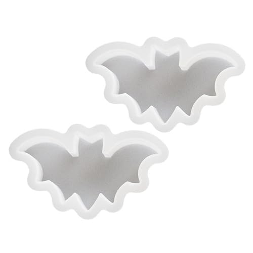 2pcs Halloween Kürbisse Schädel Fledermaus Silikonformen Für Epoxidharz Kerzenseife Betonzement Silikonformen von BAHJKASD