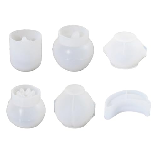 6pcs Fruchtförmige Kerzenformen Für Kerzenseife Home Dekoration Banane Birne Pfirsich Zitronen Silikonformen Für Epoxidharz von BAHJKASD