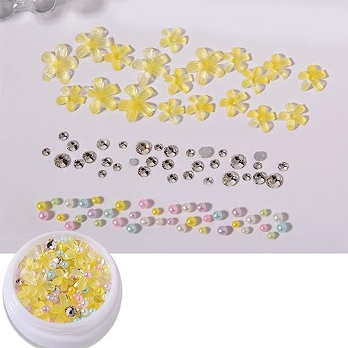 Gemischte 3D-Acryl-Blumen-Dekorationen, Blumenschmuck für Perlen-Zubehör von BAHJKASD