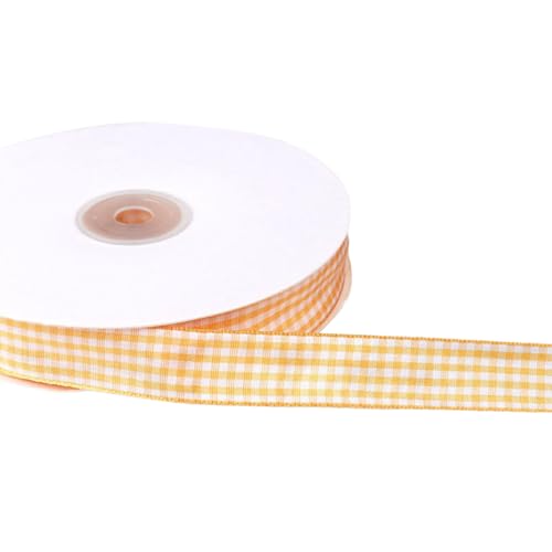 Gingham Ribbon Geschenkbänder Dekorative Bänder Karierte Band Für Geschenkverpackung Hochzeits Geburtstagsfeier Dekorationen von BAHJKASD