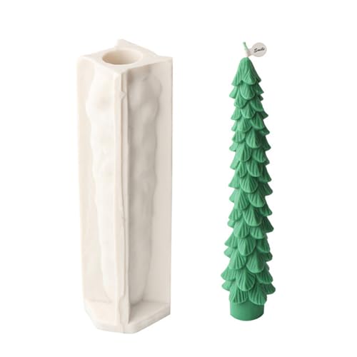 Silikon-Kerzenform mit Schneemann-Spiralen und Säulen, Weihnachtsmann, Kristall, Epoxidharz, Schokolade, Seife, Herstellung von BAHJKASD