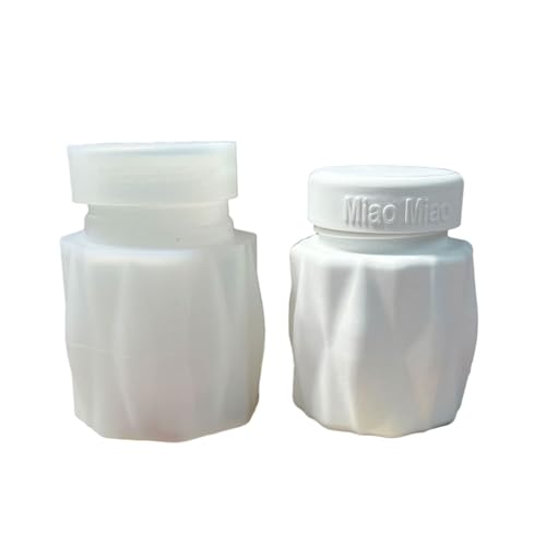 Silikon Parfüm Flasche Form 3D Epoxidharz Formen Lagerung Jar Form Schmuck Dekor Handgemachte Kristall Handwerk Machen von BAHJKASD