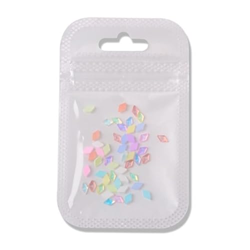 BAIRU 50 StüCk Mode Herz Nail Art Schmuck Charms 3D Seestern Stern Charms DIY Nagel Strass Nagel Dekoration von BAIRU