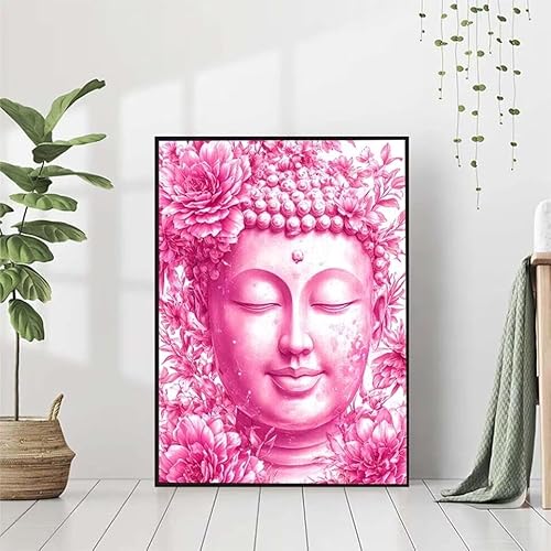 5D Diamond Painting Blume Diamant Painting Bilder, Zen Diamond Painting Erwachsene Kinder DIY Runde Kristall Diamond Art Stickerei Painting Basteln Set, Wohnzimmer Schlafzimmer Wanddeko 80x110cm C-E von BAIYAACO