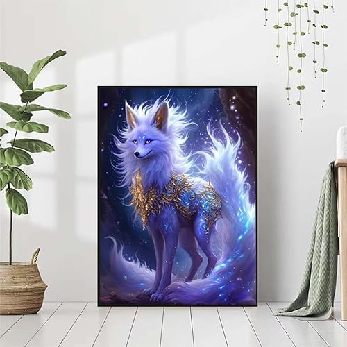 5D Diamond Painting Karikatur Diamant Painting Bilder Erwachsene, Tier Diamond Painting Set, Diamond Painting Klein 60x80cm, DIY Runde Full Drill Cross Stickerei Basteln für Home Room Wall Decor G-1 von BAIYAACO