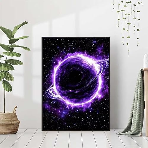 Diamond Painting Planet Diamant Painting Bilder Set, 5D Diamond Painting Sternenhimmel Diamond Painting Erwachsene DIY Runde Strass Cross Stickerei Diamond-Painting Basteln Wandzimmer Deko 40x50cm 1-J von BAIYAACO