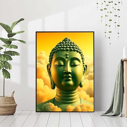 Diamond Painting Zen Diamant Painting Bilder Set, 5D Diamond Painting Wolke Diamond Painting Erwachsene DIY Runde Kristall Strass Cross Stickerei Diamond-Painting Basteln, Wandzimmer Deko 50x70cm O-0 von BAIYAACO