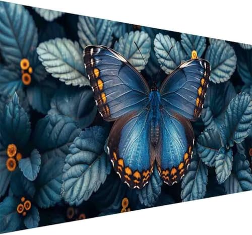 Tier Diamond Painting Erwachsene, Diamond Painting Schmetterling Diamant Malerei Set für Kinder Anfänger DIY 5D Vollbohrer Kristall Stickerei Bilder Bastelset, Home Wand Dekor Geschenke 30x60cm -k58 von BAIYAACO