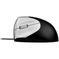 BAKKER ELKHUIZEN Handshake Mouse Wired VS4 Maus ergonomisch kabelgebunden schwarz, silber von BAKKER ELKHUIZEN