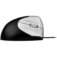 BAKKER ELKHUIZEN Handshake Mouse Wired VS4 Maus ergonomisch kabelgebunden schwarz, silber von BAKKER ELKHUIZEN