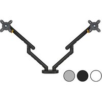 BAKKER ELKHUIZEN Monitor-Halterung BE Flexible Dual BNEBFDB schwarz für 2 Monitore, Tischklemme von BAKKER ELKHUIZEN