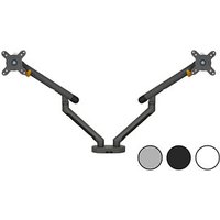 BAKKER ELKHUIZEN Monitor-Halterung BE Flexible Dual BNEBFDDG dunkelgrau für 2 Monitore, Tischklemme von BAKKER ELKHUIZEN