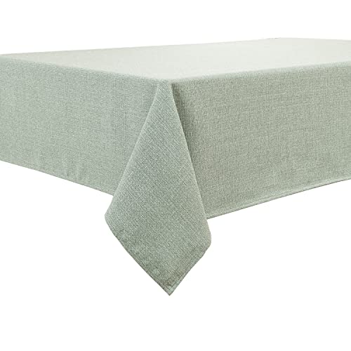 BALCONY & FALCON Tischdecke Leinenoptik Rechteckige Leinen Fleckschutz Pflegeleicht Tischtuch Tischwäsche Eckig für Drinnen, Draußen, Garten, Restaurant und Dekoration Zeladon-Dick 120 × 120 cm BALCONY & FALCON Tischdecke Leinenoptik Rechteckige Leinen Fleckschutz Pflegeleicht Tischtuch Tischwäsche Eckig für Drinnen, Draußen, Garten, Restaurant und Dekoration Zeladon-Dick 120 × 120 cm von BALCONY & FALCON