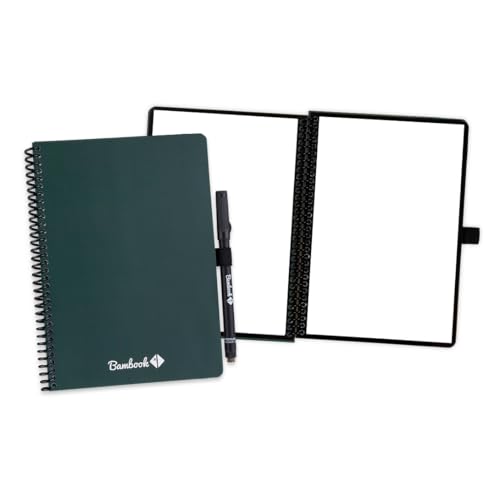 BAMBOOK Colourful Notizbuch - Forest - A5 - Blanko, Wiederverwendbares Notizbuch, Notizblock, Reusable Notebook von BAMBOOK