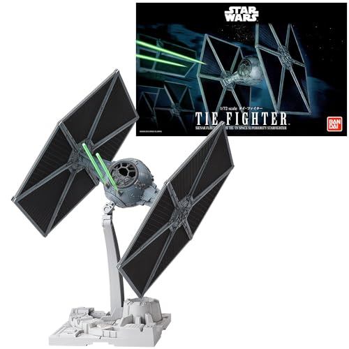 Revell 01201 Disney Star Wars TIE Fighter Darth Vader originalgetreuer Modellbausatz für Experten, Mehrfarbig, 1/72 von BANDAI