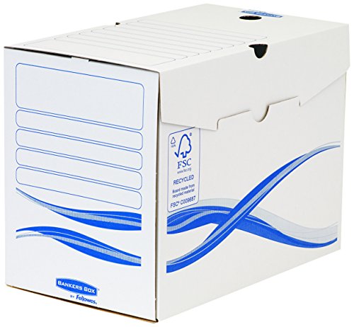 Bankers Box 4460402 Archivschachtel 25-er Pack A4+ Format, 200 mm von BANKERS BOX