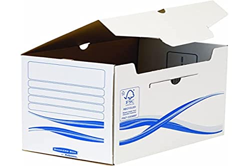 Bankers Box 4460403 Archivschachtel 10-er Pack A4+ Format, 200 mm von BANKERS BOX