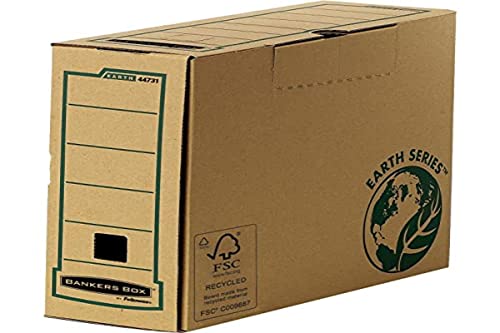 Bankers Box 4473102 Archivschachtel A4+ 100 mm, 20er Pack von BANKERS BOX