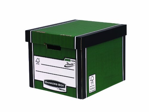 Bankers Box Premium hohe Archivbox (Presto System) 10 Stück grün von BANKERS BOX