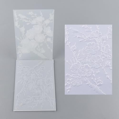 BAOFALI 3D-Prägeschablone für Kartenherstellung, Prägeschablone, Papierkarten-Prägeschablone für Bastelarbeiten, Scrapbooking, Fotoalbum, Karten, Papierbasteln, Dekoration, 16 x 11,5 cm (L x B) von BAOFALI