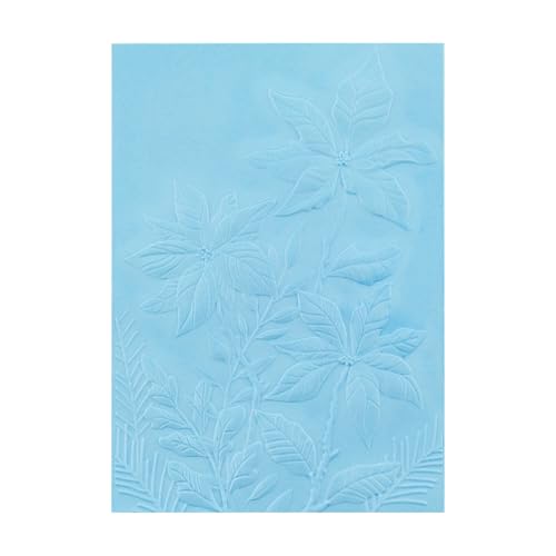 BAOFALI 3D Prägeschablone für Kartenherstellung Blumen und Blätter Muster Kunststoff Prägeschablonen für DIY Scrapbooking Fotoalbum Karte Papier Handwerk Dekoration Prägeschablone von BAOFALI