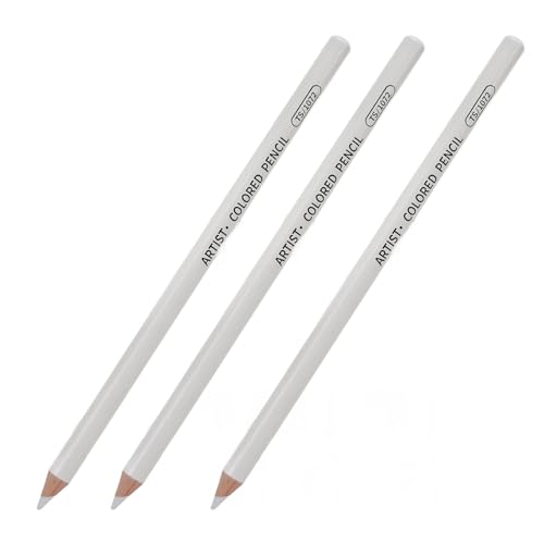 Professionelles Weißes Kohlestift-Set, Skizzen-Highlight-Weißstifte, Professionelles Skizzieren, Highlight-Weißstifte, Künstler, Malzubehör Zum Zeichnen, Skizzieren, Schattieren von BAOFUYA