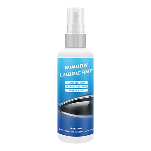 BAOK 2 Pcs Silikon-Spray-Gleitmittel - 100 ml Autotürglas Lift Gummi Weichmacher,Mehrzweck-Silikonschmiermittel zur Verhinderung von Adhäsion und Rissbildung von BAOK